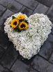 Funeral Flowers | Funeral Hearts | Gypsophlia Heart