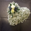 Funeral Flowers | Funeral Hearts | Gypsophlia Heart