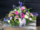 Floral Gift Collection | Same Day Delivery Collection  | Vanilla Blue's Basket Arrangement