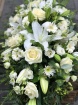 Casket Sprays | Funeral Flowers | White Coffin Spray