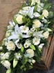 Casket Sprays | Funeral Flowers | White Coffin Spray