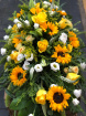 Casket Sprays | Funeral Flowers | Yellow Coffin Spray