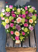 Funeral Flowers | Funeral Hearts | Mix Rose Heart