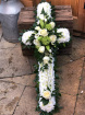 Casket Sprays | Funeral Flowers | Pink Based Cross