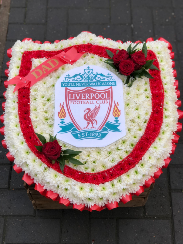 Funeral Flowers | Personal Funeral Tributes | Liverpool Football Badge