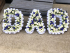 Funeral Flowers | Funeral Letter Tributes | Combination Lettering