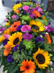 Casket Sprays | Funeral Flowers | Vibrant Coffin Spray