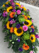 Casket Sprays | Funeral Flowers | Vibrant Coffin Spray