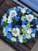 Funeral Flowers | Funeral Wreaths | Blue Thistle Wreath