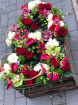 Funeral Flowers | Funeral Hearts | Rose & Calla Entwined Hearts