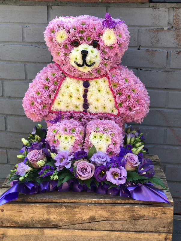Children?s Funeral Tributes | Funeral Flowers | Personal Funeral Tributes | Sitting Teddy Bear