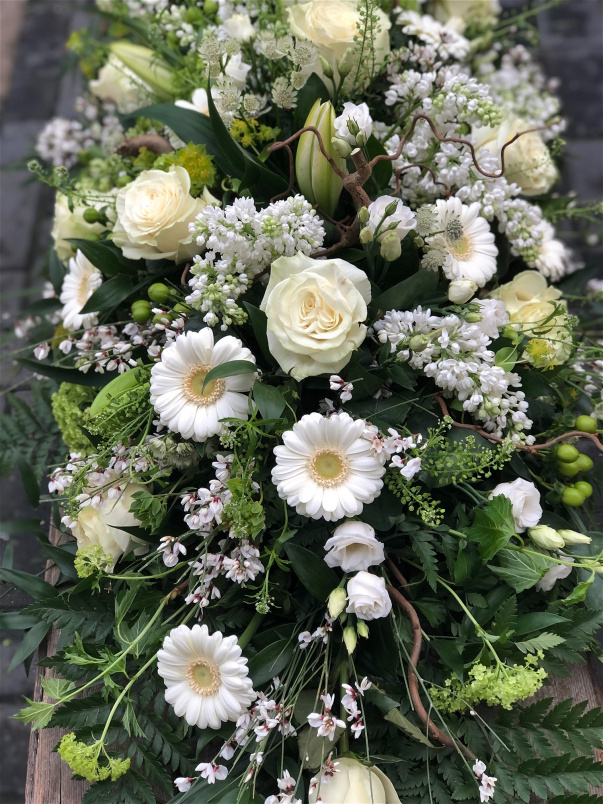 Casket Sprays | Funeral Flowers | Woodland Casket Spray