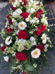 Casket Sprays | Funeral Flowers | Red Woodland Casket Spray