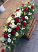 Casket Sprays | Funeral Flowers | Red Woodland Casket Spray