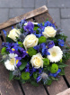 Funeral Flowers | Funeral Posy?s | Blue & White Posy