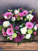 Funeral Flowers | Funeral Wreaths | Exotic Pink Wreath