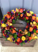 Funeral Flowers | Funeral Wreaths | Autumnal Orchid Wreath