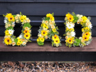 Funeral Flowers | Funeral Letter Tributes | DAD Loose Style letters