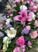 Casket Sprays | Funeral Flowers | Stargazer Lily Coffin Spray