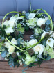 Funeral Flowers | Funeral Wreaths | Calla & Rose Wreath