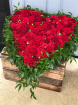 Funeral Flowers | Funeral Hearts | Deluxe Rose Heart