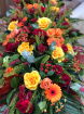 Casket Sprays | Funeral Flowers | Autumnal Coffin Spray