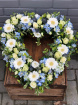 Children?s Funeral Tributes | Funeral Flowers | Funeral Hearts | Blue Open Heart